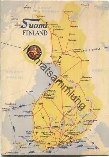 Suomi Finland - The Finnish Automobile Club Helsinki - Verlag Osakeyhtiö Valistus Helsinki