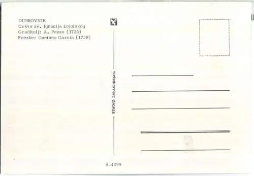 Dubrovnik - Crkva sv. Ignacija Lojolskog