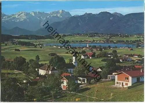 Aidling mit Riegsee - Froschhausen und Murnau - Verlag Foto-Kraus Murnau