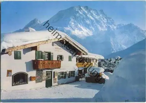 Ramsau - Berggasthof und Pension Zipfhäusl genannt Sahnegletscher - Verlag H. Ammon Berchtesgaden