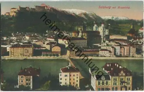 Salzburg mit Mozartsteg - Verlag F. Morawetz Salzburg