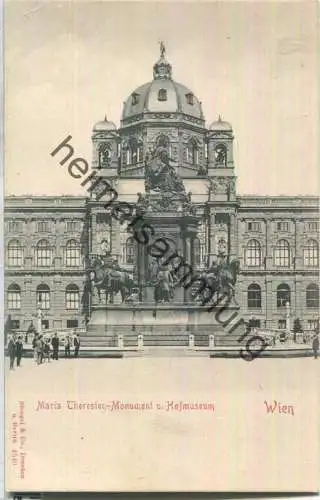 Wien - Maria Theresien-Monument und Hofmuseum - Verlag Stengel & Co. Dresden ca. 1900
