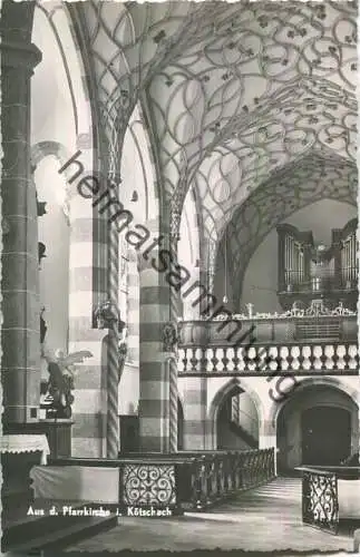Kötschach - Aus der Pfarrkirche - Orgel - Foto-AK - Verlag Foto Hauser Mauthen