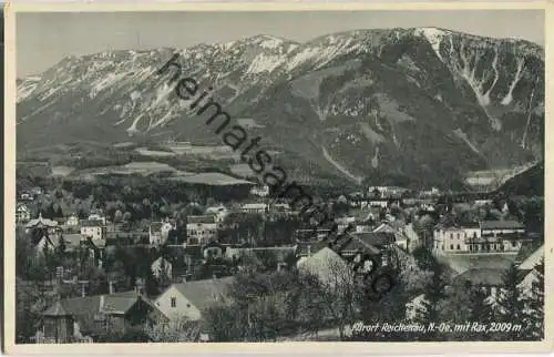 Reichenau mit Rax - Verlag P. Ledermann Wien 1933