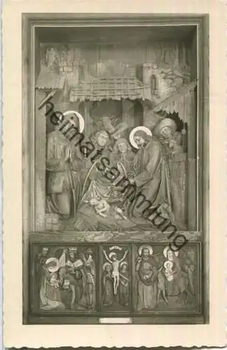 Oberndorf - Altarbild in der Stille Nacht Kapelle - Foto-Ansichtskarte - Verlag F. X. Schröck Laufen