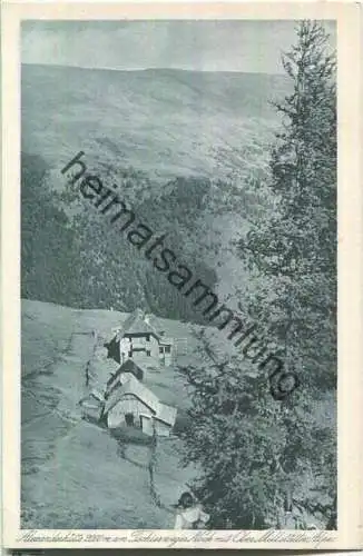 Alexanderhütte am Tschiernock mit Obermillstätter Alpe - Verlag Franz Knollmüller Graz 1924