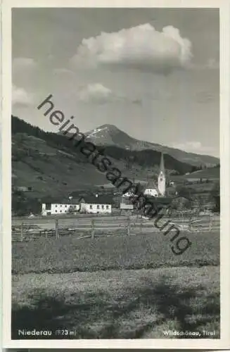 Niederau - Wildschönau Tirol - Foto-Ansichtskarte - Verlag E. Schneider Innsbruck