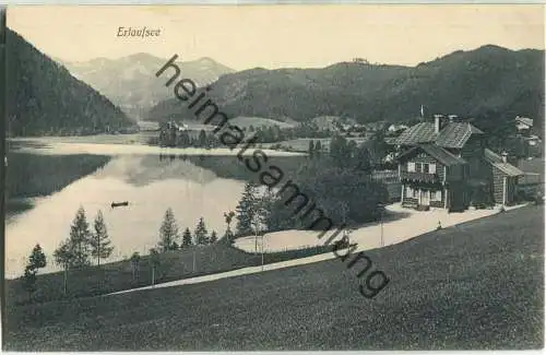 Erlaufsee bei Mariazel - Foto-Ansichtskartel - Verlag N. Kuss Mariazell 1909