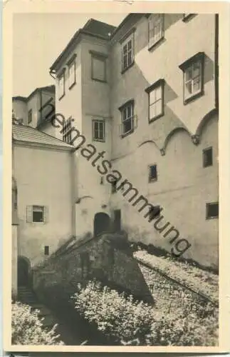 Stift Klosterneuburg - Aufstieg durch das alte Stift - Foto-Ansichtskarte - Volksliturgischer Verlag Klosterneuburg Wien