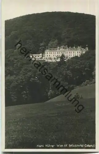 Schlosshotel Cobenzl - Foto-Ansichtskarte - Hans Hübner Wien XIX 20er Jahre