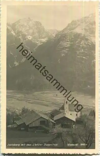 Iselsberg mit Lienzer Dolomiten - Foto-Ansichtskarte - Verlag A. Schöllhorn Innsbruck