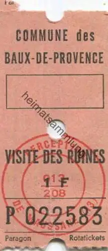 Frankreich - Commune des Baux-de-Provence - Visite des Ruins 1F