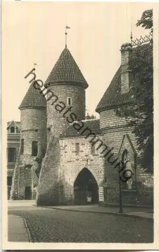 Reval Virutor - Tallinn Viru  väravad - Foto-AK ohne Verlagsangaben 30er Jahre