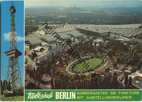 Berlin - Sommergarten am Funkturm - Verlag Alfred Ziethen Sinthern 70er Jahre