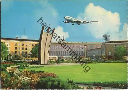 Berlin - Flughafen-Tempelhof - Platz der Luftbrücke - Verlag Krüger 60er Jahre