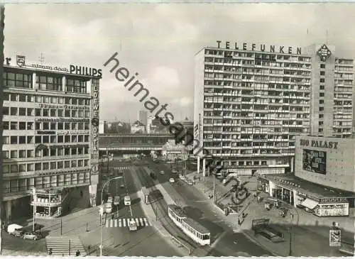 Berlin - Hardenbergstrasse und Bahnhof Zoo - Strassenbahn - Foto-Ansichtskarte - Verlag Klinke & Co. Berlin