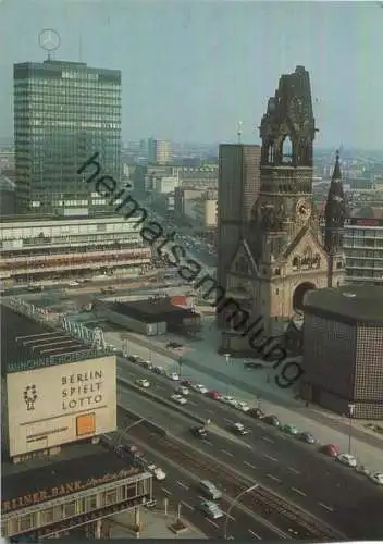 Berlin - Europa Center und Kaiser-Wilhelm-Gedächtniskirche - Verlag PZB