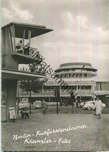 Berlin - Kurfürstendamm - Kranzler-Ecke - Foto-Ansichtskarte - Verlag Herbert Meyerheim Berlin 60er Jahre