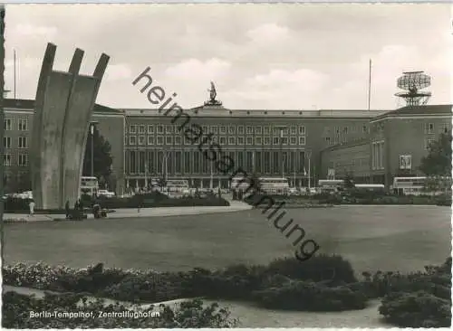 Berlin - Tempelhof - Zentralflughafen - Verlag Kunst und Bild Berlin 60er Jahre