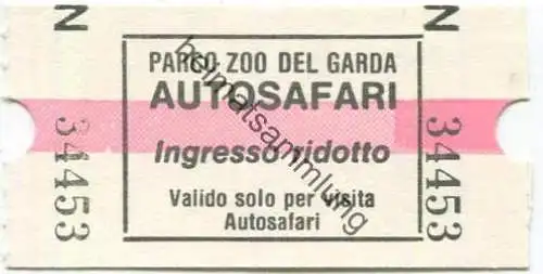 Italien - Parco Zoo del Garda - Autosafari - Ingresso ridotto