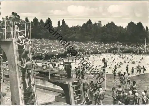 Berlin - Freibad am Insulaner - Foto-Ansichtskarte - Verlag Klinke & Co. Berlin