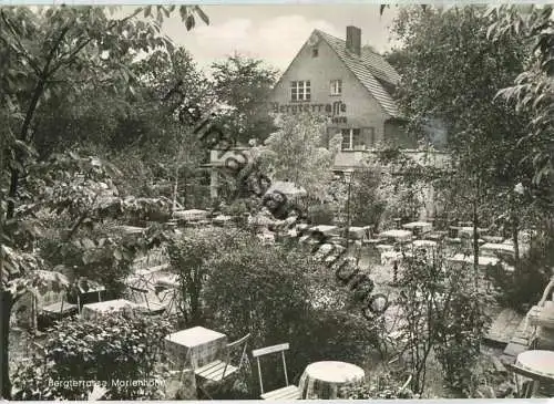 Berlin - Bergterrasse und Gartenrestaurant Marienhöhe - Foto-Ansichtskarte - Verlag Max O'Brien Berlin