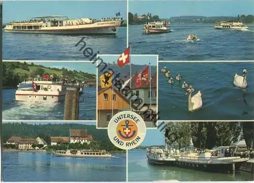 Untersee und Rhein - altes und neues Schiff Schaffhausen - Verlag E. Baumann Winterthur
