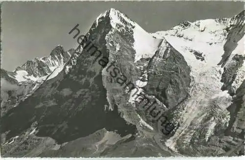 Schreckhorn - Eiger - Eigergletscher - Foto-Ansichtskarte - Verlag H. Steinhauer Interlaken