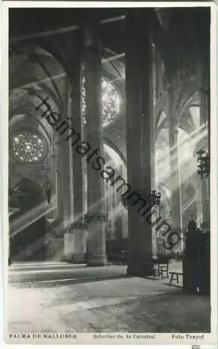 Palma de Mallorca - Interior de la Catedral - Foto-Ansichtskarte - Ediciones Truyol