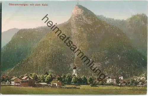 Oberammergau mit dem Kofel - Verlag Franz Hayer München
