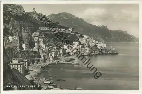 Amalfi - Panorama - Foto-Ansichtskarte - Ediz. Propr. Riservata G. Criscuolo Amalfi