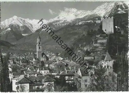 Meran vom Küchelberg gesehen - Foto-Ansichtskarte - Edition Ghedina Cortina