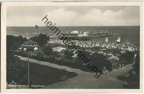 Seebad Ahlbeck - Kuranlagen - Verlag Julius Simonsen Oldenburg