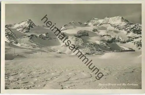 Bernina-Hospiz und Piz Cambrena - Wehrliverlag Kilchberg 20er Jahre