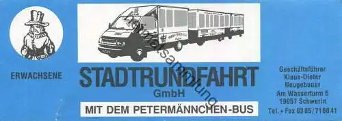 Deutschland - Schwerin - Stadtrundfahrt mit dem Petermännchen-Bus