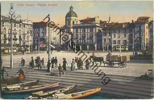 Como - Piazza Cavour - Edition Photoglob Zürich 20er Jahre
