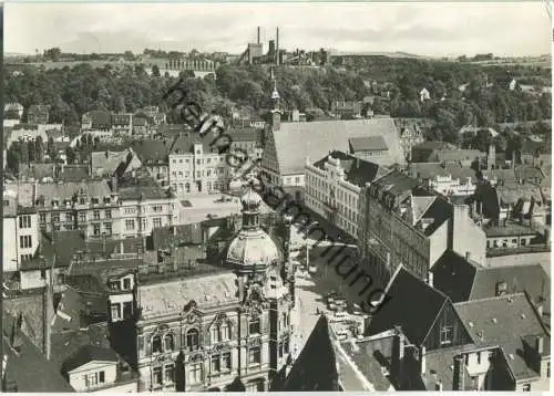 Zwickau - Blick vom Dom zum Hauptmarkt - VEB Bild und Heimat Reichenbach