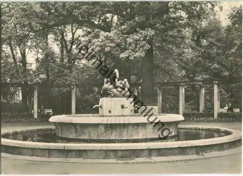 Zwickau - Schwanenbrunnen - VEB Bild und Heimat Reichenbach