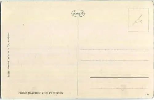 Prinz Joachim von Preussen - Stengel-Karte 49145
