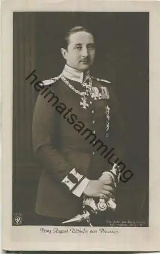 Prinz August Wilhelm von Preussen -  Verlag Gustav Liersch & Co. Berlin - Phot. Sandau Berlin