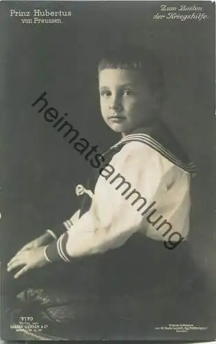 Prinz Hubertus von Preussen - Zum Besten der Kriegshilfe - Verlag Gustav Liersch & Co. Berlin