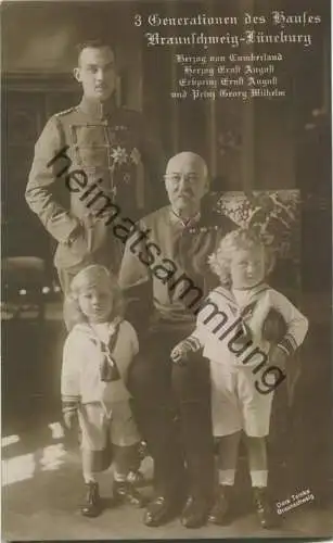 3 Generationen des Hauses Braunschweig-Lüneburg - Verlag Dora Tarnke Braunschweig