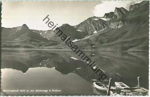 Melchseefrutt mit Balmeregg & Rothorn - Foto-Ansichtskarte - Verlag Globetrotter AG Luzern