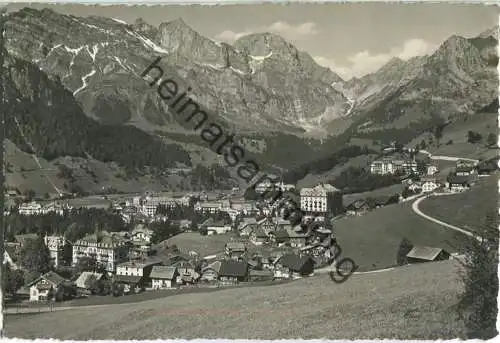 Engelberg gegen Juchlipass - Foto-Ansichtskarte - Verlag K. Meuser Engelberg