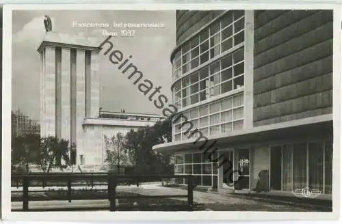 Exposition Internationale Paris 1937 - Le Pavillon de l'Allemagne vu du Pavillon de la Belgique