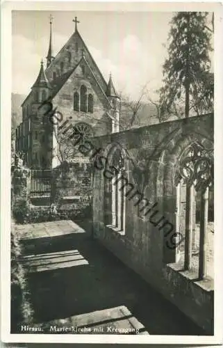 Hirsau - Marienkirche mit Kreuzgang - Foto-Ansichtskarte - Verlag H. Fuchs Calw