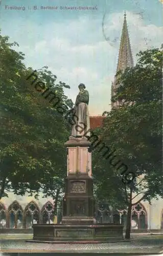 Freiburg - Berthold Schwarz-Denkmal - Verlag Gerhard Blümlein & Co. Frankfurt