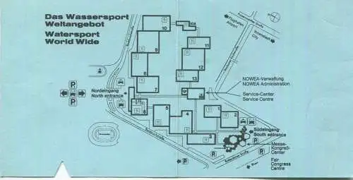 Deutschland - boot81 Düsseldorf - 12. Internationale Bootsausstellung - Tageskarte 1981