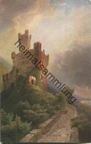 Burg Sooneck - Astudin-Künstlerkarte - Verlag Hoursch & Bechstedt Köln