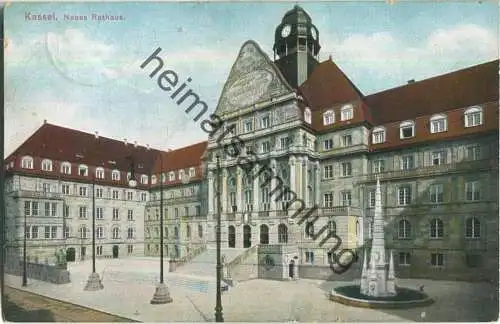 Kassel - Neues Rathaus - Verlag A. J. Bellson Cassel